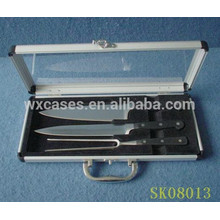 strong&portable aluminum case for BBQ tools set